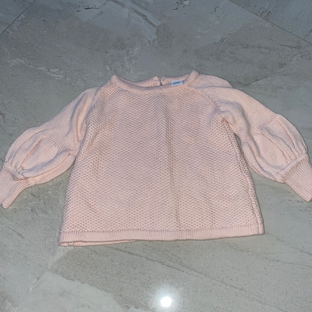 Janie and Jack light pink sweater